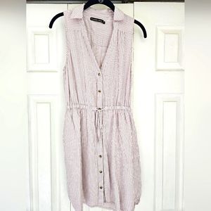 Abercrombie & Fitch womens pink button down dress size small